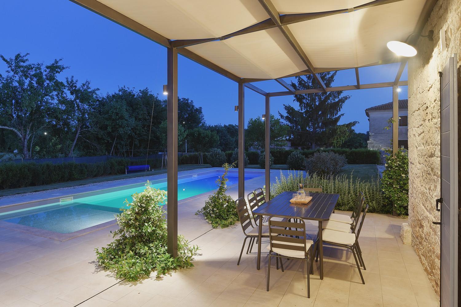 Villa Pi For 8 People In Central Istria With Heated Pool & Large Garden Tinjan Экстерьер фото